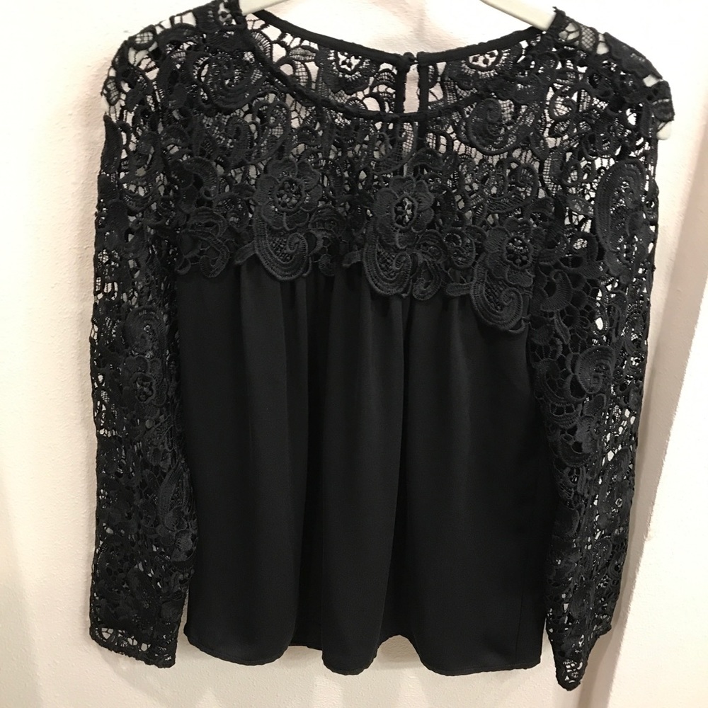 J. Crew Black Blouse